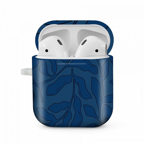 Airpods - Navy Foliage