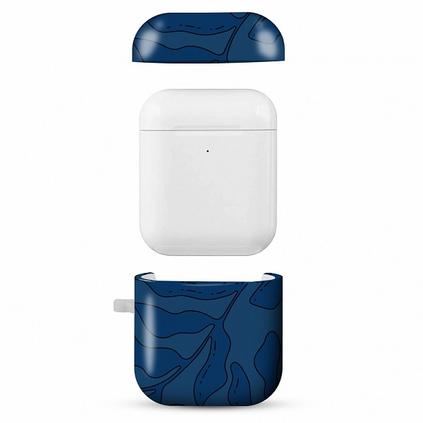 Airpods - Navy Foliage
