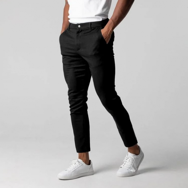 Active Chinos - BLACK M (31-33) 